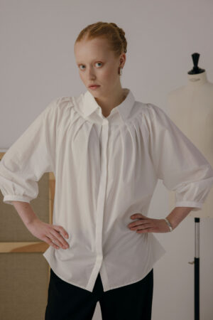 Eve pleated shirt