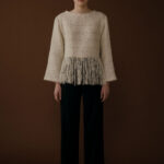 WERA – WOOL SWEATER WITH FRINGES